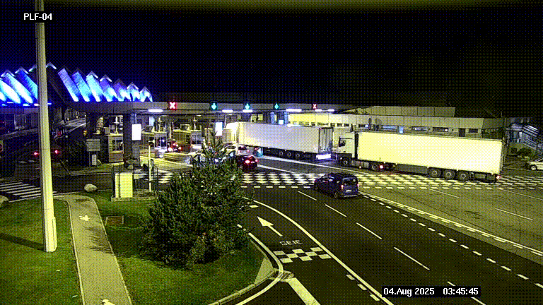 <h2>Webcam au péage du tunnel du Mont-Blanc, côté entrée France à Chamonix, au bout de l'A40</h2>