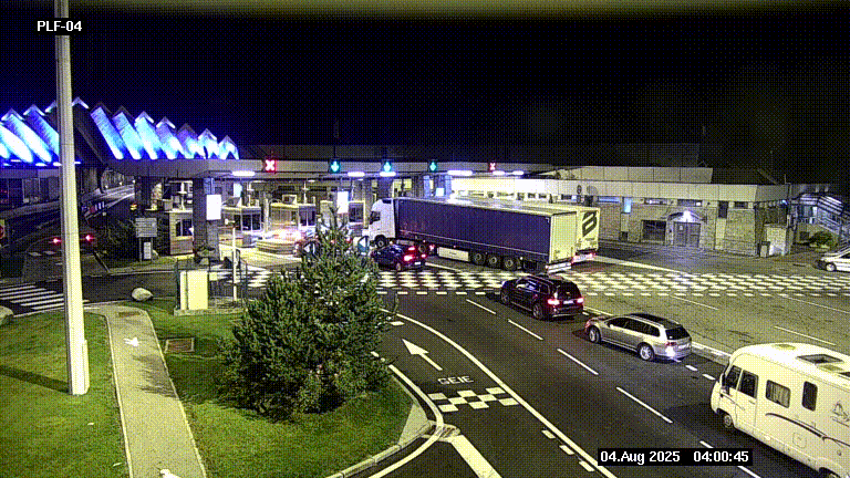 <h2>Webcam au péage du tunnel du Mont-Blanc, côté entrée France à Chamonix, au bout de l'A40</h2>