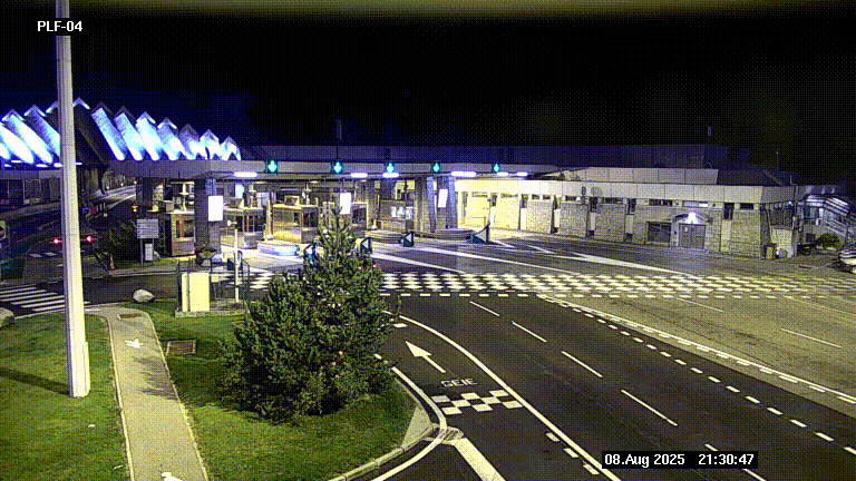 <h2>Webcam au péage du tunnel du Mont-Blanc, côté entrée France à Chamonix, au bout de l'A40</h2>