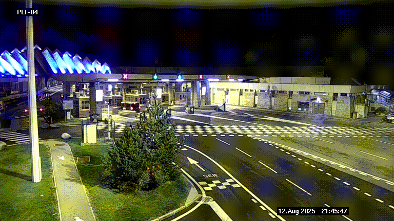 <h2>Webcam au péage du tunnel du Mont-Blanc, côté entrée France à Chamonix, au bout de l'A40</h2>