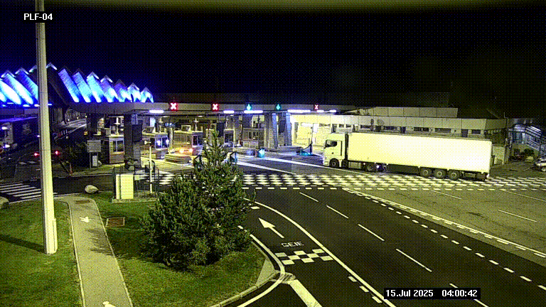 <h2>Webcam au péage du tunnel du Mont-Blanc, côté entrée France à Chamonix, au bout de l'A40</h2>