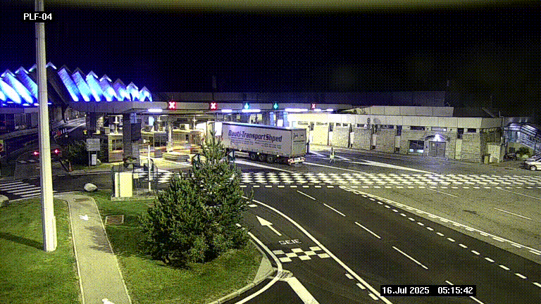 <h2>Webcam au péage du tunnel du Mont-Blanc, côté entrée France à Chamonix, au bout de l'A40</h2>