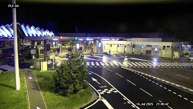<h2>Webcam au péage du tunnel du Mont-Blanc, côté entrée France à Chamonix, au bout de l'A40</h2>