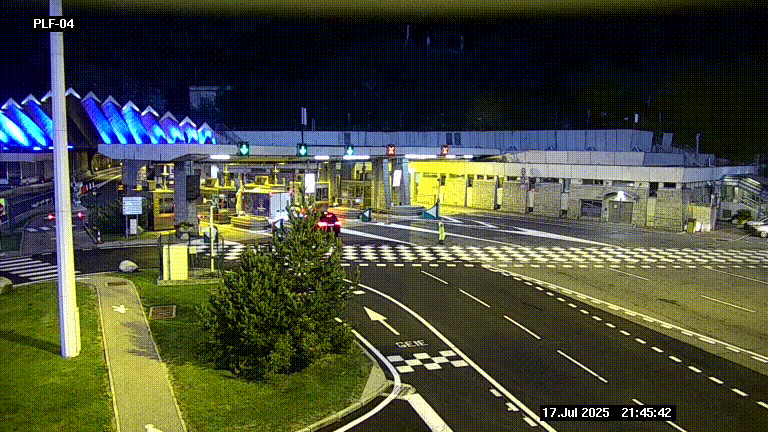 <h2>Webcam au péage du tunnel du Mont-Blanc, côté entrée France à Chamonix, au bout de l'A40</h2>