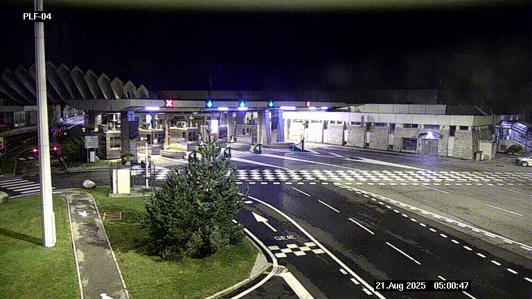 <h2>Webcam au péage du tunnel du Mont-Blanc, côté entrée France à Chamonix, au bout de l'A40</h2>