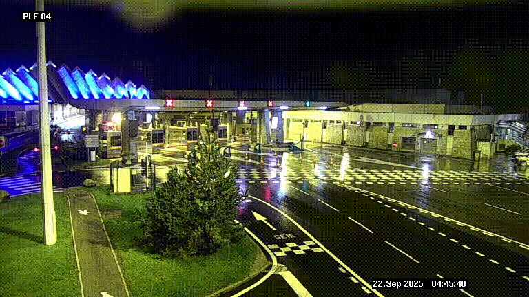 <h2>Webcam au péage du tunnel du Mont-Blanc, côté entrée France à Chamonix, au bout de l'A40</h2>