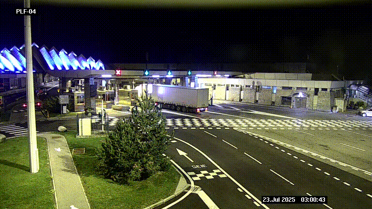 <h2>Webcam au péage du tunnel du Mont-Blanc, côté entrée France à Chamonix, au bout de l'A40</h2>