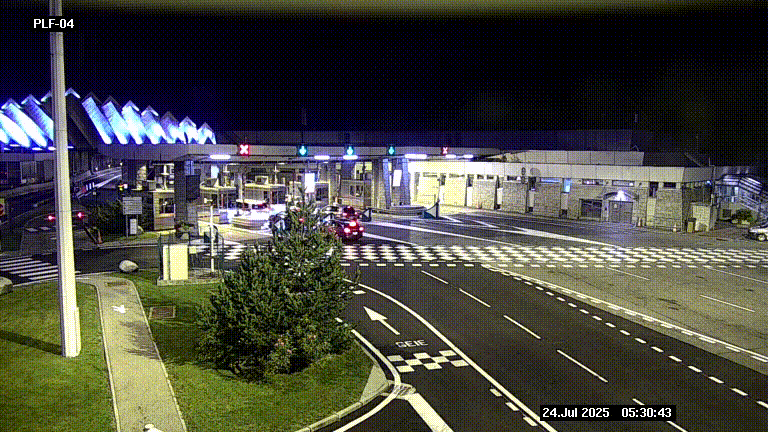 <h2>Webcam au péage du tunnel du Mont-Blanc, côté entrée France à Chamonix, au bout de l'A40</h2>