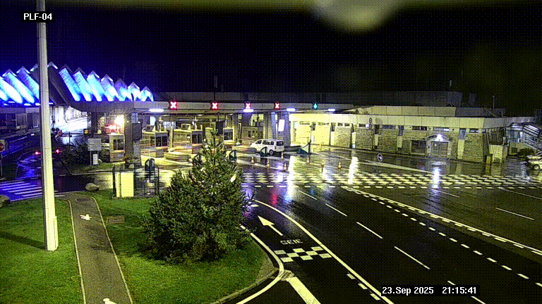 <h2>Webcam au péage du tunnel du Mont-Blanc, côté entrée France à Chamonix, au bout de l'A40</h2>