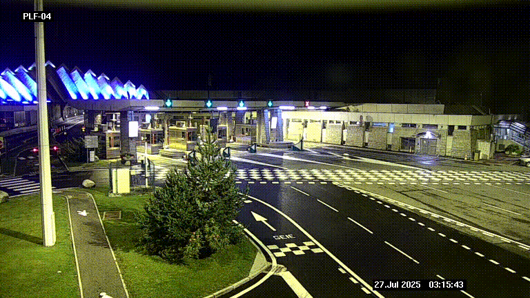 <h2>Webcam au péage du tunnel du Mont-Blanc, côté entrée France à Chamonix, au bout de l'A40</h2>