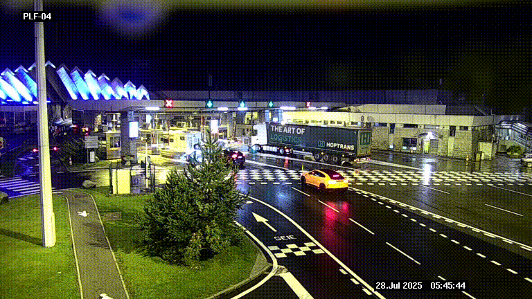 <h2>Webcam au péage du tunnel du Mont-Blanc, côté entrée France à Chamonix, au bout de l'A40</h2>