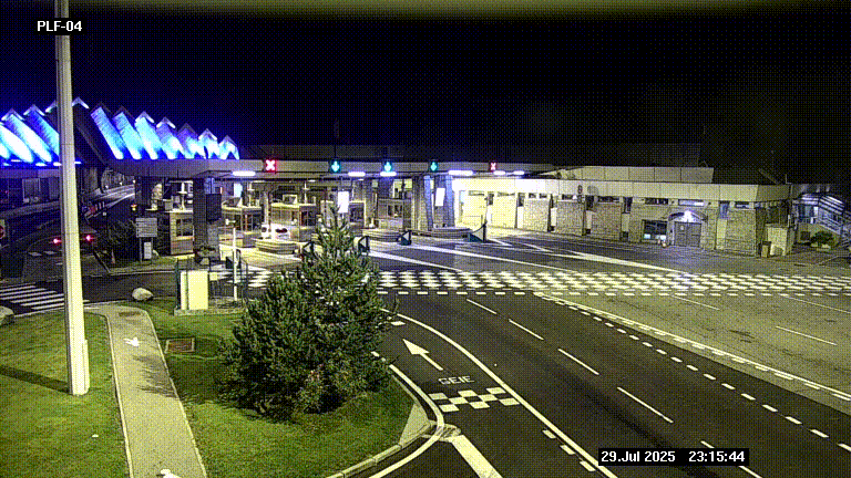 <h2>Webcam au péage du tunnel du Mont-Blanc, côté entrée France à Chamonix, au bout de l'A40</h2>