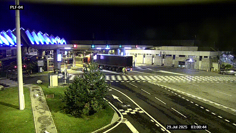 <h2>Webcam au péage du tunnel du Mont-Blanc, côté entrée France à Chamonix, au bout de l'A40</h2>