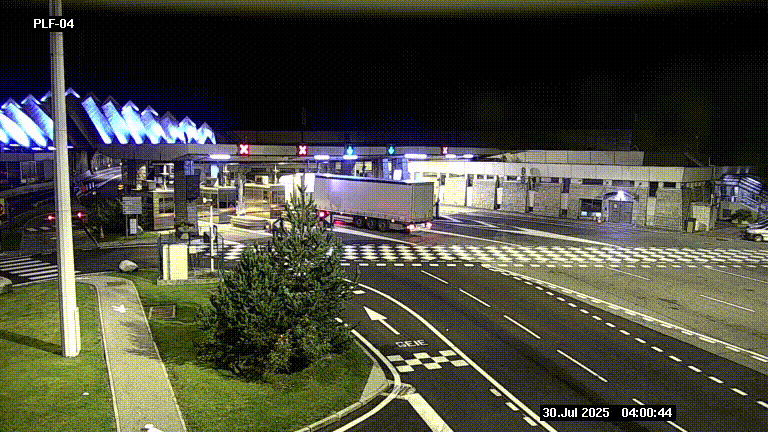 <h2>Webcam au péage du tunnel du Mont-Blanc, côté entrée France à Chamonix, au bout de l'A40</h2>