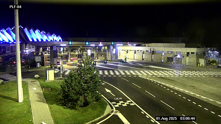 <h2>Webcam au péage du tunnel du Mont-Blanc, côté entrée France à Chamonix, au bout de l'A40</h2>