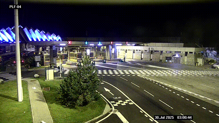 <h2>Webcam au péage du tunnel du Mont-Blanc, côté entrée France à Chamonix, au bout de l'A40</h2>