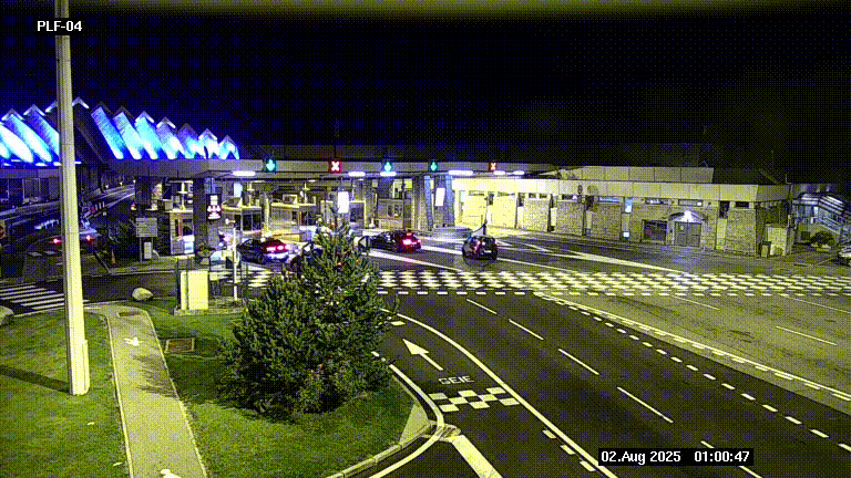 <h2>Webcam au péage du tunnel du Mont-Blanc, côté entrée France à Chamonix, au bout de l'A40</h2>