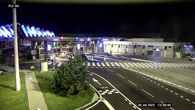 <h2>Webcam au péage du tunnel du Mont-Blanc, côté entrée France à Chamonix, au bout de l'A40</h2>