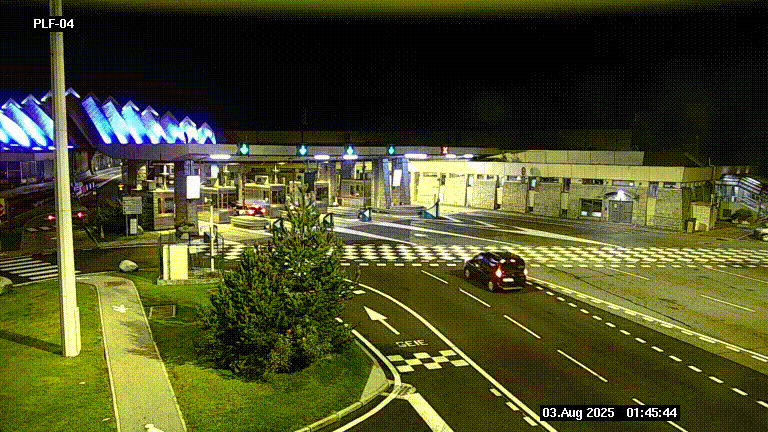 <h2>Webcam au péage du tunnel du Mont-Blanc, côté entrée France à Chamonix, au bout de l'A40</h2>