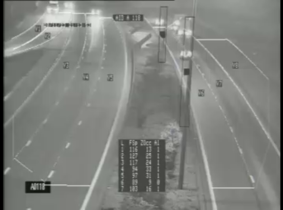 Caméra trafic Belgique - Anvers-Nord, R1 (Ring d'Anvers) direction Anvers