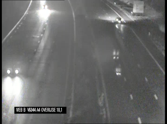 Webcam sur la N49a sur la Charles de Costerlaan à Linderoever, avant le Waaslandtunnel, en direction d'Anvers-Centre