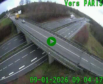 <h2>Clone of Caméra routière sur l'autoroute A20 au nord de Limoges, à la jonction avec la N520. Vue orientée vers Paris</h2>