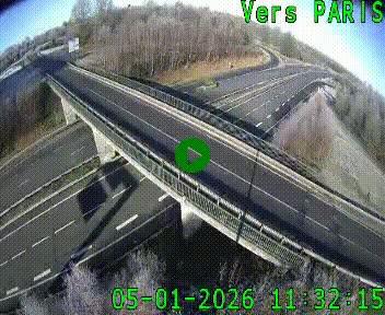 <h2>Clone of Caméra routière sur l'autoroute A20 au nord de Limoges, à la jonction avec la N520. Vue orientée vers Paris</h2>