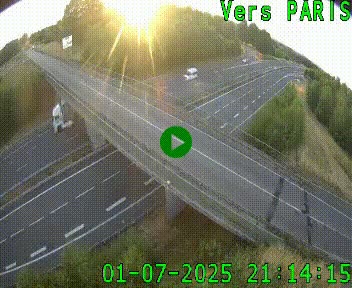 <h2>Clone of Caméra routière sur l'autoroute A20 au nord de Limoges, à la jonction avec la N520. Vue orientée vers Paris</h2>