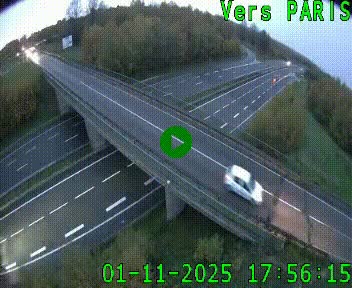 <h2>Clone of Caméra routière sur l'autoroute A20 au nord de Limoges, à la jonction avec la N520. Vue orientée vers Paris</h2>