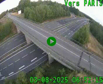 <h2>Clone of Caméra routière sur l'autoroute A20 au nord de Limoges, à la jonction avec la N520. Vue orientée vers Paris</h2>