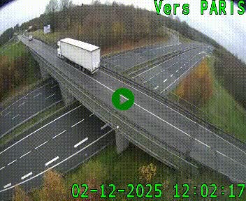 <h2>Clone of Caméra routière sur l'autoroute A20 au nord de Limoges, à la jonction avec la N520. Vue orientée vers Paris</h2>