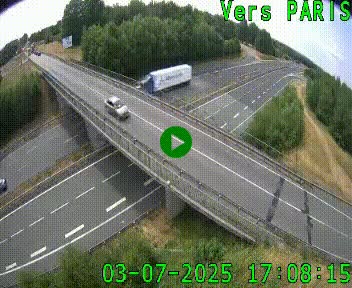 <h2>Clone of Caméra routière sur l'autoroute A20 au nord de Limoges, à la jonction avec la N520. Vue orientée vers Paris</h2>