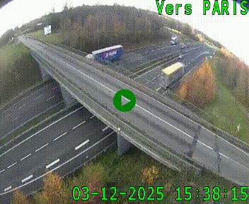 <h2>Clone of Caméra routière sur l'autoroute A20 au nord de Limoges, à la jonction avec la N520. Vue orientée vers Paris</h2>