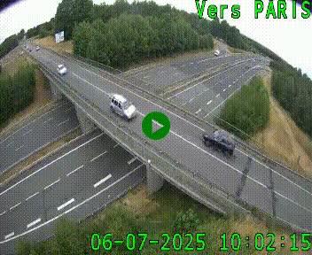 <h2>Clone of Caméra routière sur l'autoroute A20 au nord de Limoges, à la jonction avec la N520. Vue orientée vers Paris</h2>