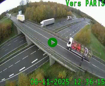 <h2>Clone of Caméra routière sur l'autoroute A20 au nord de Limoges, à la jonction avec la N520. Vue orientée vers Paris</h2>