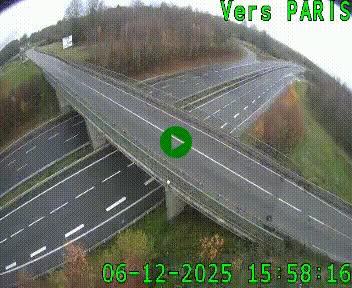 <h2>Clone of Caméra routière sur l'autoroute A20 au nord de Limoges, à la jonction avec la N520. Vue orientée vers Paris</h2>