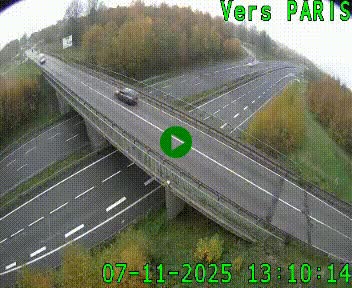<h2>Clone of Caméra routière sur l'autoroute A20 au nord de Limoges, à la jonction avec la N520. Vue orientée vers Paris</h2>
