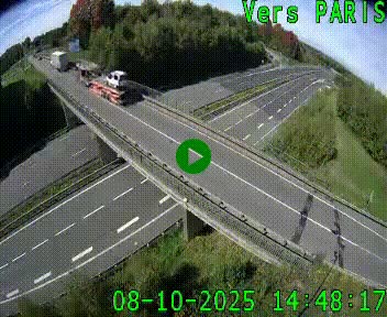 <h2>Clone of Caméra routière sur l'autoroute A20 au nord de Limoges, à la jonction avec la N520. Vue orientée vers Paris</h2>