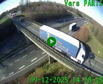 <h2>Clone of Caméra routière sur l'autoroute A20 au nord de Limoges, à la jonction avec la N520. Vue orientée vers Paris</h2>