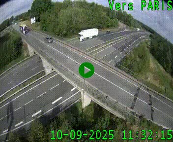<h2>Clone of Caméra routière sur l'autoroute A20 au nord de Limoges, à la jonction avec la N520. Vue orientée vers Paris</h2>