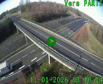 <h2>Clone of Caméra routière sur l'autoroute A20 au nord de Limoges, à la jonction avec la N520. Vue orientée vers Paris</h2>