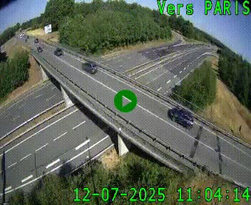<h2>Clone of Caméra routière sur l'autoroute A20 au nord de Limoges, à la jonction avec la N520. Vue orientée vers Paris</h2>