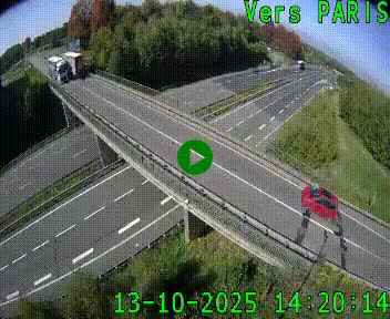 <h2>Clone of Caméra routière sur l'autoroute A20 au nord de Limoges, à la jonction avec la N520. Vue orientée vers Paris</h2>