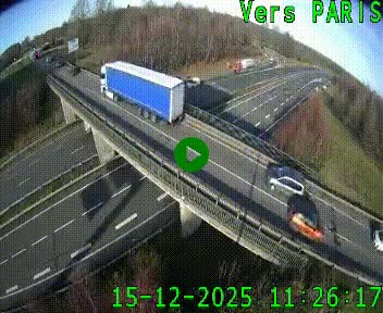 <h2>Clone of Caméra routière sur l'autoroute A20 au nord de Limoges, à la jonction avec la N520. Vue orientée vers Paris</h2>