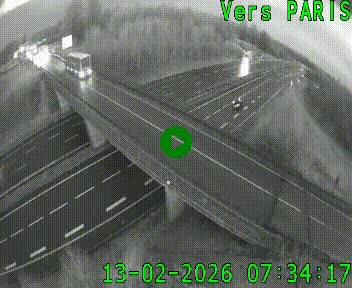 <h2>Clone of Caméra routière sur l'autoroute A20 au nord de Limoges, à la jonction avec la N520. Vue orientée vers Paris</h2>
