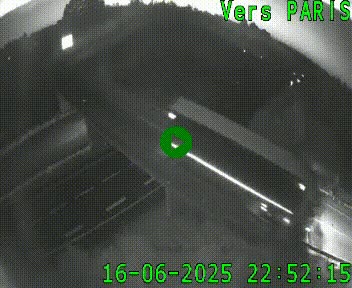 Clone of Caméra routière sur l'autoroute A20 au nord de Limoges, à la jonction avec la N520. Vue orientée vers Paris