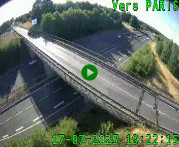 <h2>Clone of Caméra routière sur l'autoroute A20 au nord de Limoges, à la jonction avec la N520. Vue orientée vers Paris</h2>