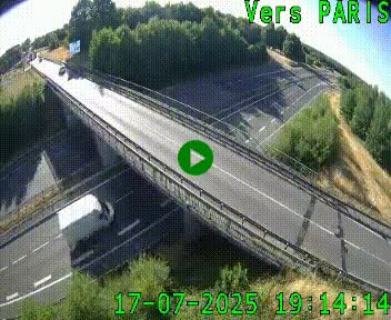 <h2>Clone of Caméra routière sur l'autoroute A20 au nord de Limoges, à la jonction avec la N520. Vue orientée vers Paris</h2>