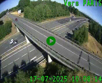 <h2>Clone of Caméra routière sur l'autoroute A20 au nord de Limoges, à la jonction avec la N520. Vue orientée vers Paris</h2>