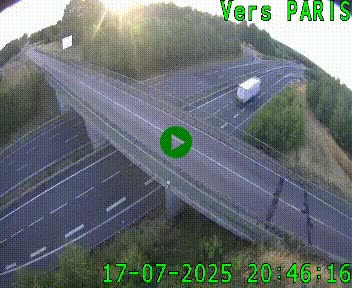 <h2>Clone of Caméra routière sur l'autoroute A20 au nord de Limoges, à la jonction avec la N520. Vue orientée vers Paris</h2>